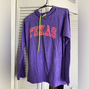 Purple Texas Kids Hoodie